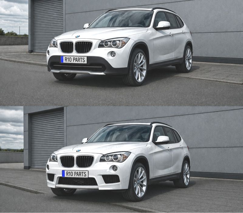 PARA-CHOQUES FRONTAL BMW X1 E84 09-12 LOOK M PDC SRA