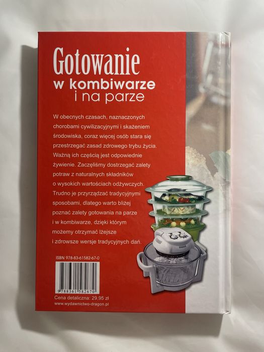 Książka kucharska fit przepisy „Gotowanie w kombiwarze i na parze”