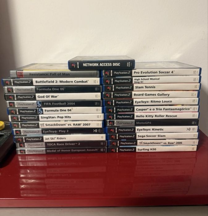Lote 25 jogos Ps2