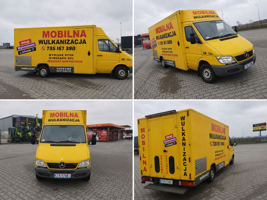 Mobilna wulkanizacja Mercedes Benz Sprinter