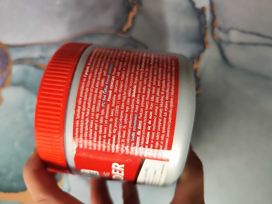 spray i proszek do czyszczenia ekspresu kawowego
