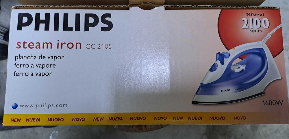 Ferro de engomar a vapor Philips NOVO64585816550275127