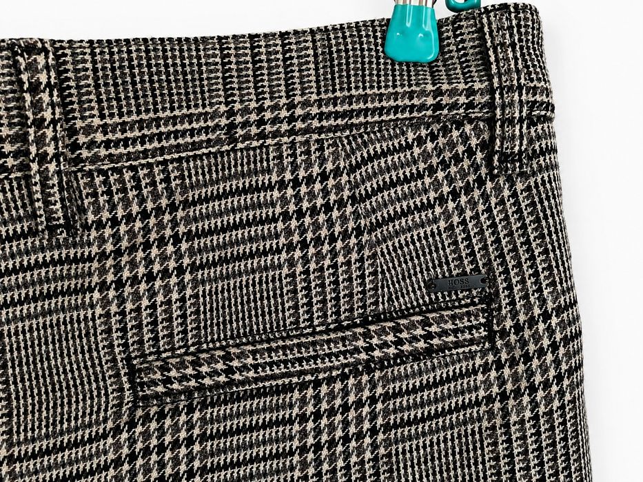 Теплі штани, брюки Hugo Boss, льон, вовна
