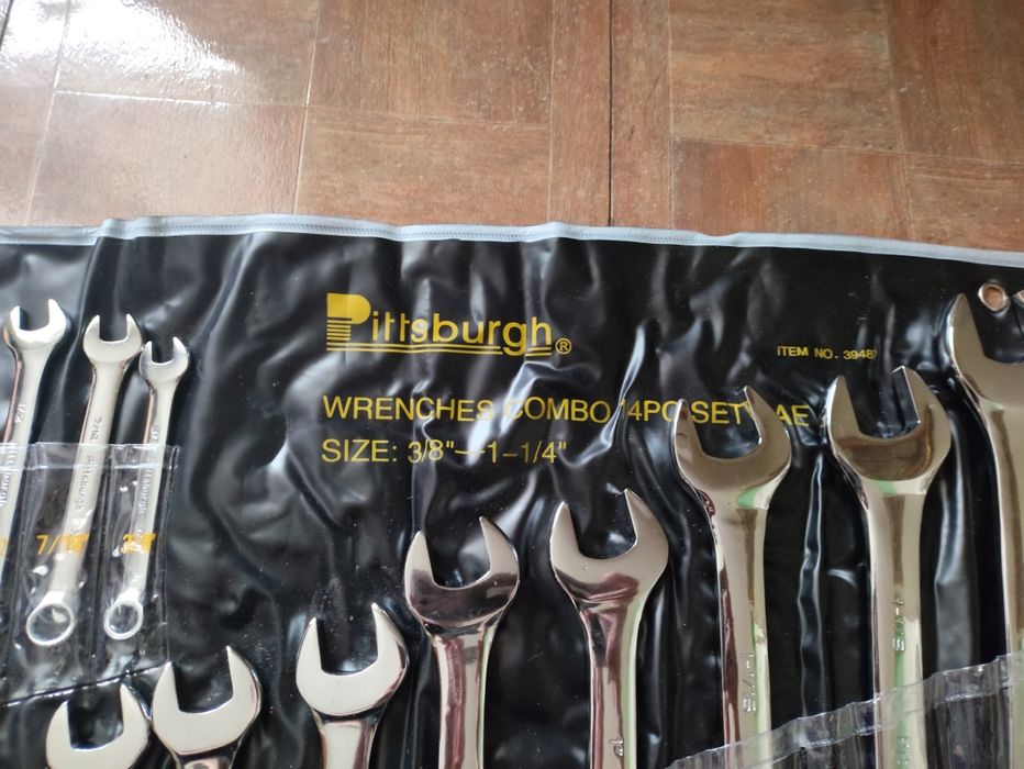 Набір комбінованих дюймових ключів 3/8"-1 1/4" 14  Pittsburgh