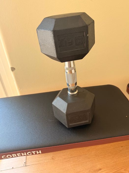 halter hexagonal de 15 kg