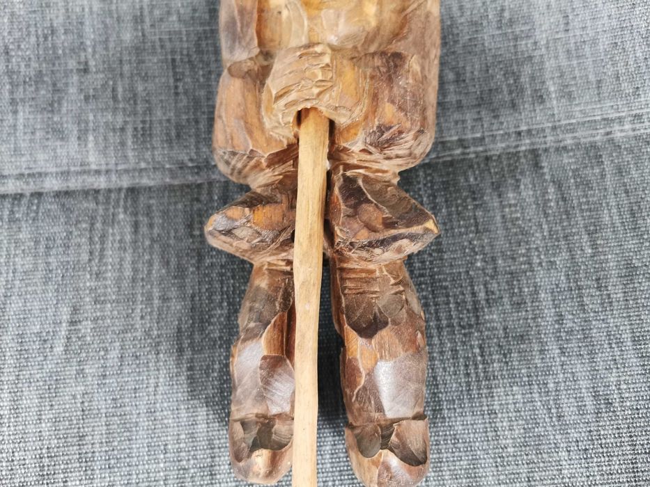 Antyk figurka drewno ludowa