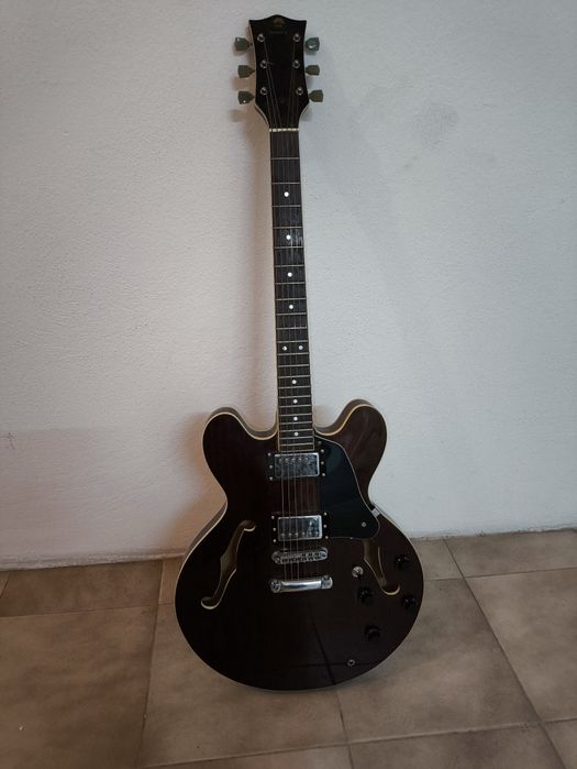 Guitarra Samick EG-1935 Estilo 335

Bastante usada e com desgaste.
Apa