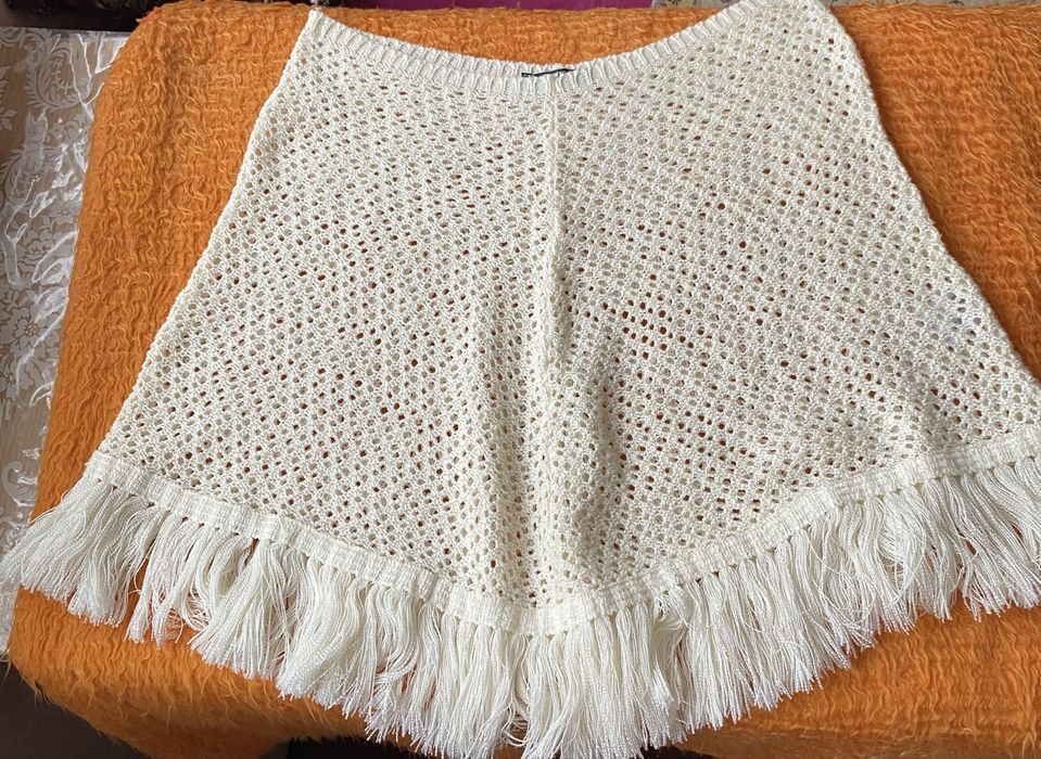 Юбка на купальник,парео вязане