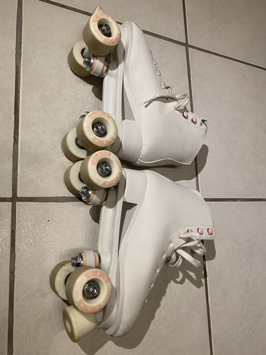 Wrotki Decathlon białe 39