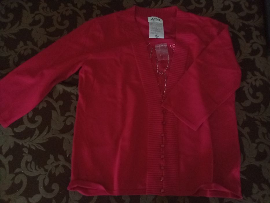 Camisola rosa manga 3/4