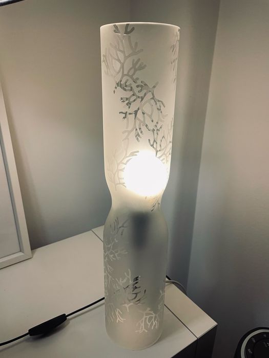 Candeeiro de mesa em vidro Ikea