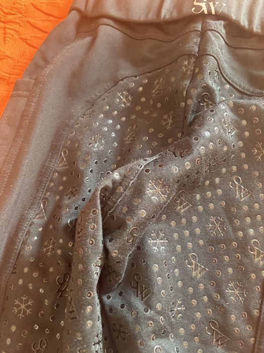 Bryczesy zimowe Silwear czarne XS
