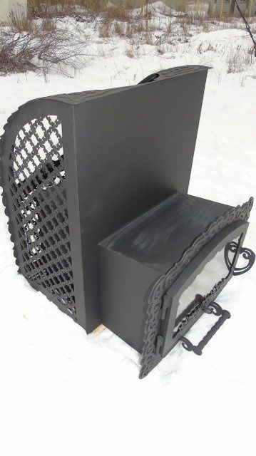 Печь для бани и сауны - каменка со стеклом (до 50 куб.м.)