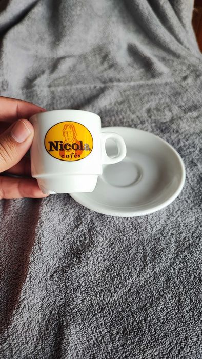 Chávena colecionável Nicola cafés com pires - Colecionável