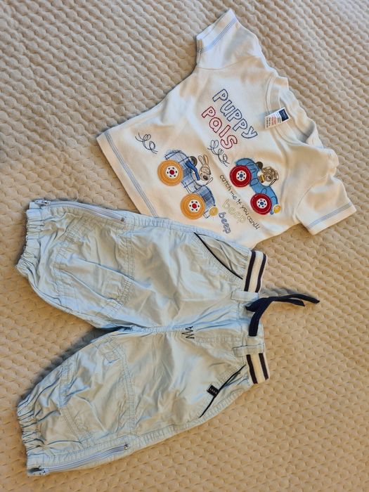 Letni zestaw ubranek dla chłopca. Rozm. 68