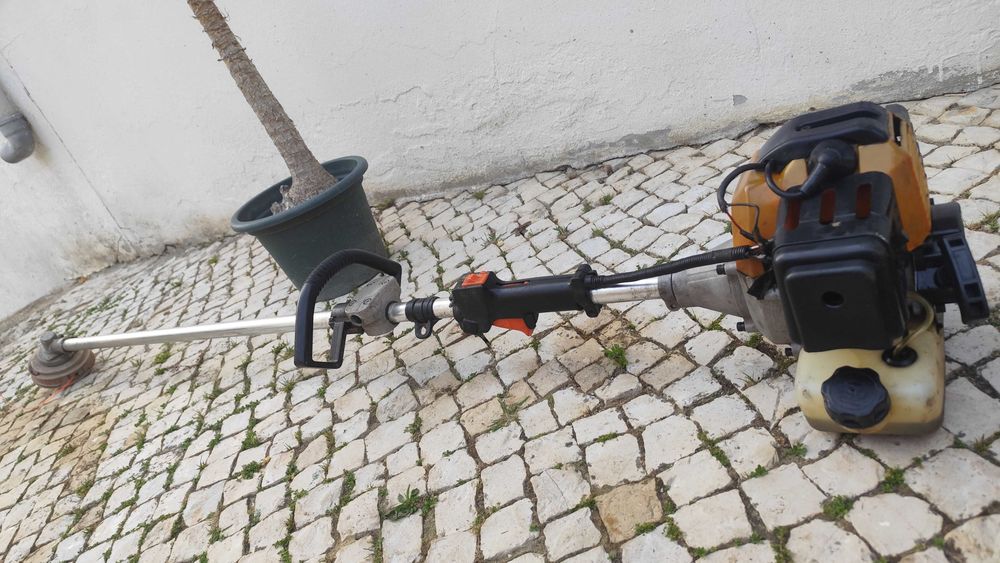 Roçadora Bricofer a Trabalhar