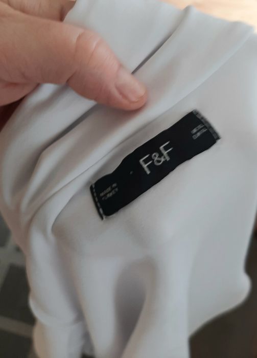 F&F białe body 42 44 XL