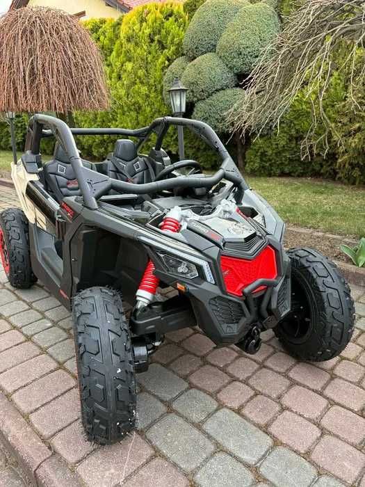 Dwuosobowy Samochód na akumulator Buggy CAN-AM PILOT pompowane koła