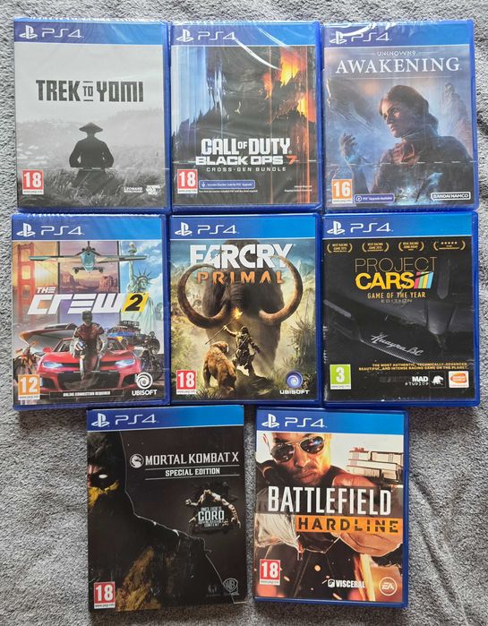 Ігри на PS4: Знание – сила: Эпохи, Bloodborne, Gravity Rush, Jurassic Park, LEGO, PlayLink Ігри, Call of Duty