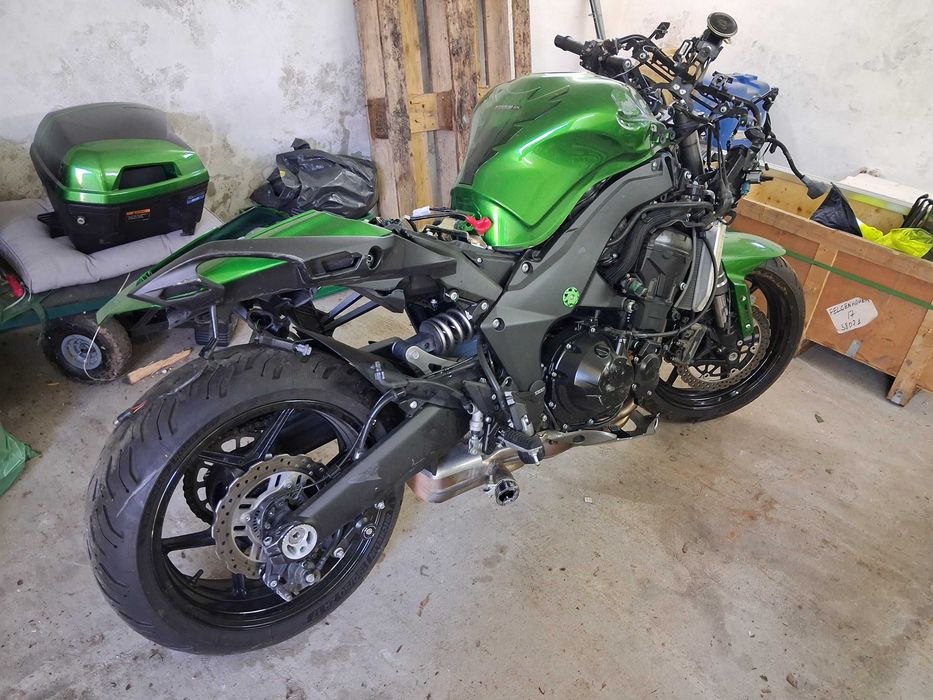 Kawasaki Z1000 SX 2018 po wypadku
