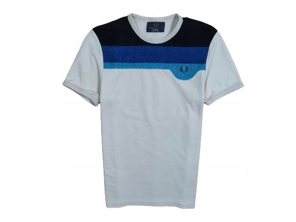 FRED PERRY Koszulka T-Shirt Męska Logowana r. S