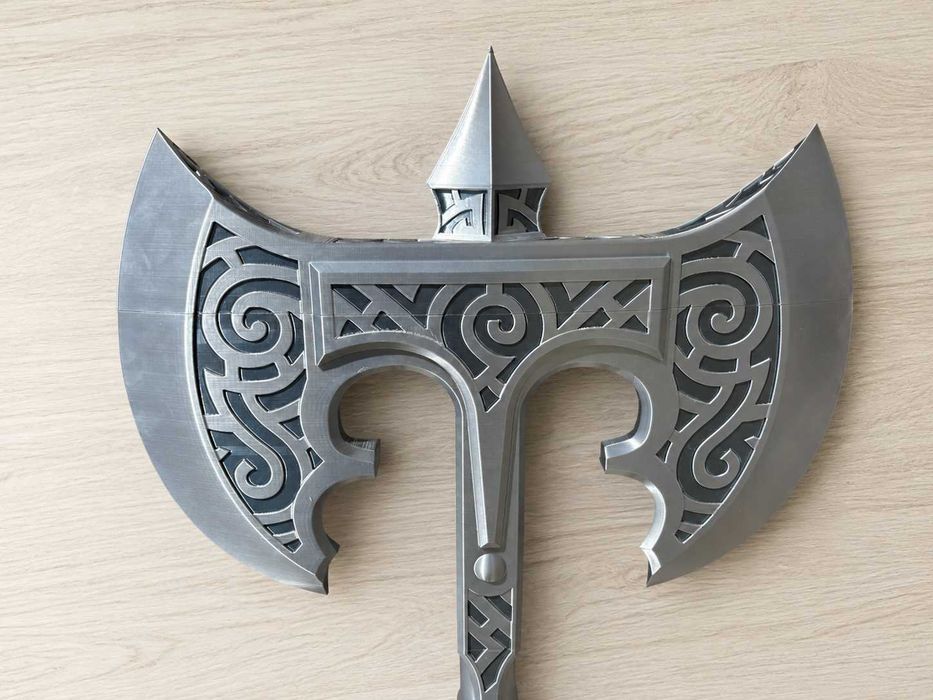 Topór Battleaxe ze Skyrim – replika 120 cm | Cosplay | Druk 3D | Strój | Przebranie | SteelAxe