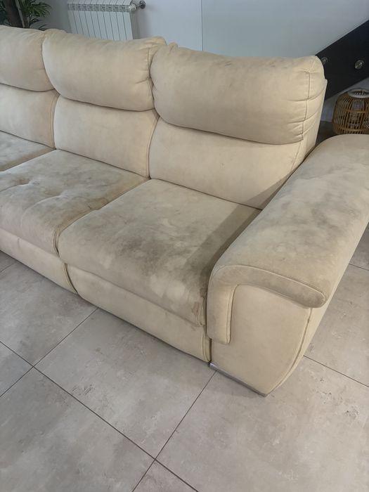 Sofa 3 lugares com chaise long usado