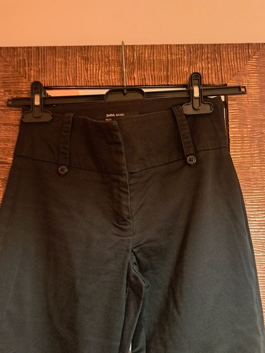 Calça T.34 Cinta subida-Zara  Algodão e Elastano- Boca de Sino