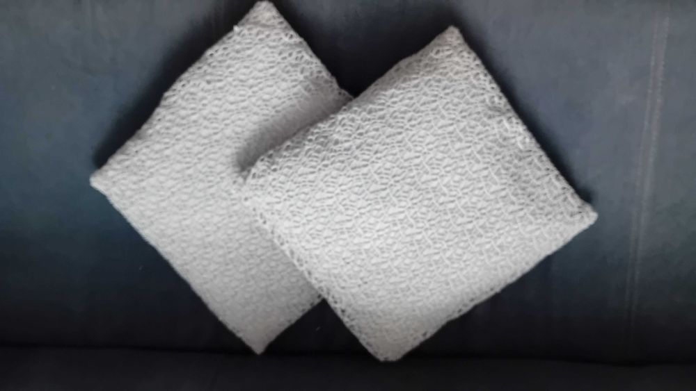 Poduszki, poduszka ozdobna popielata