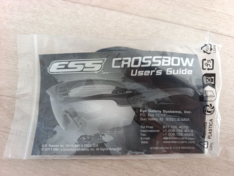Оригінальні балістичні окуляри ESS Crossbow Unit Issue Kit (2 лінзи) NSN