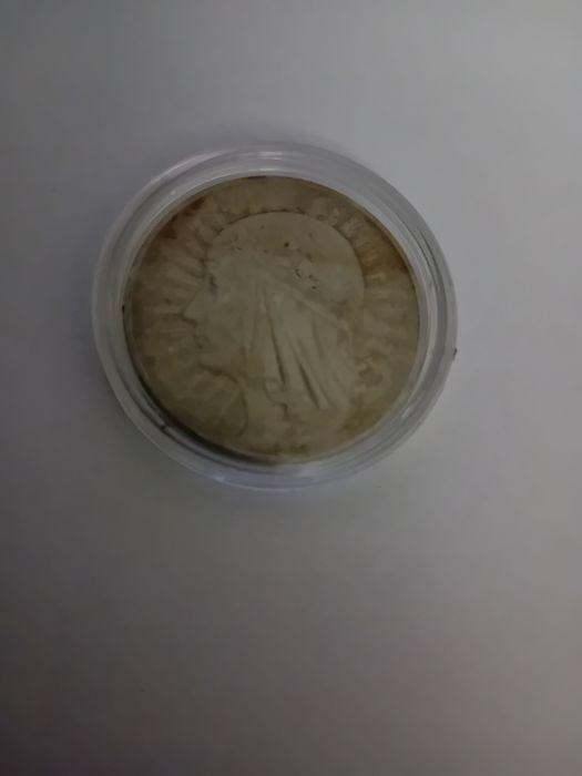 Moneta Głowa kobiety 1932r 10zł Polonia srebro 2 rp