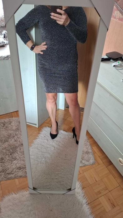 Piękna błyszcząca sukienka roz.34-40