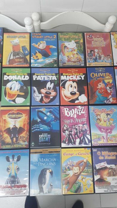 DVD´s de banda desenhada 96 unidades