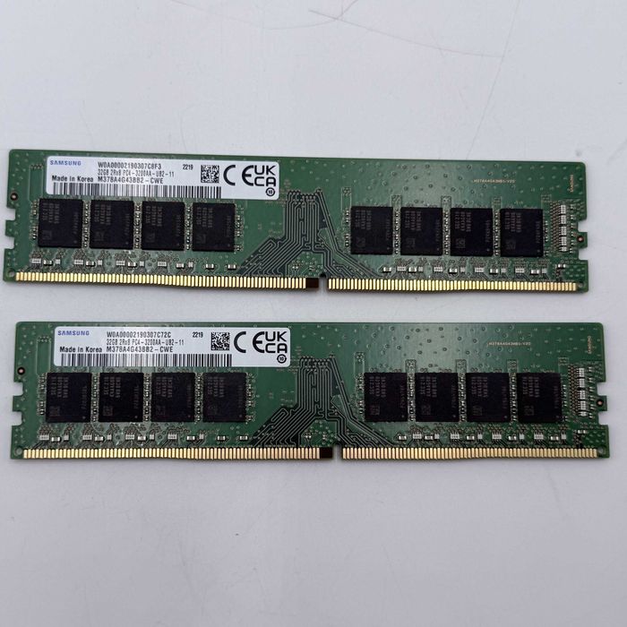 Pamięć RAM DDR4 64GB 2x32GB KIT 3200MHz SAMSUNG DIMM 2Rx8 GW12m FV M378A4G43BB2-CWE