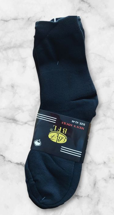 Skarpety męskie bawełniane czarne