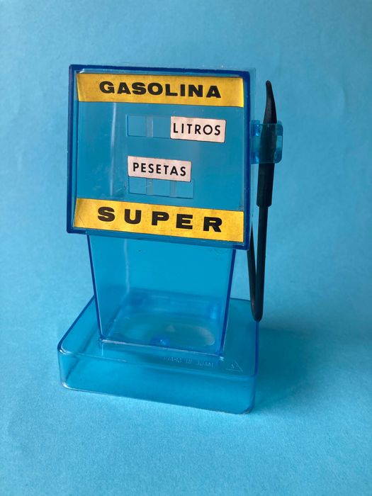Dispensador Mini Bomba de Gasolina Super em plástico Anos 70/80