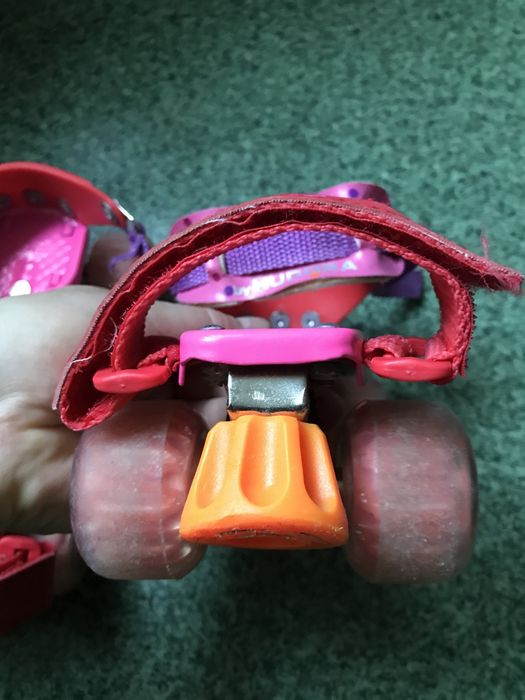 Роликові ковзани дитячі чотириколісні на взуття