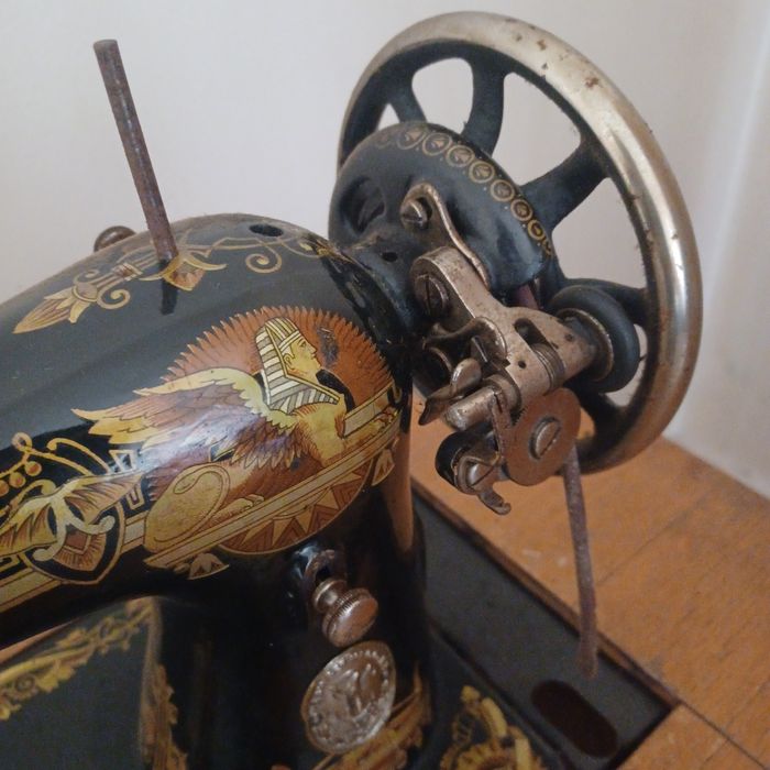 Máquina de costura antiga singer