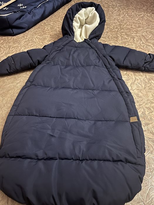 Дитячий h&m зимній комбінезон-конверт