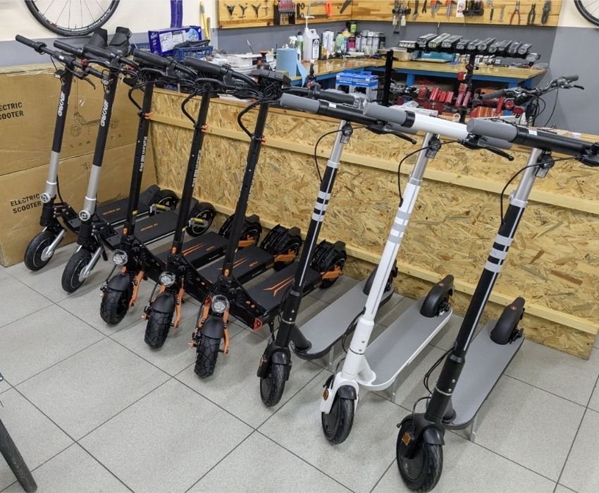 Магазин електросамокатів Kukirin Teverun Ausom Ninebot електросамокат