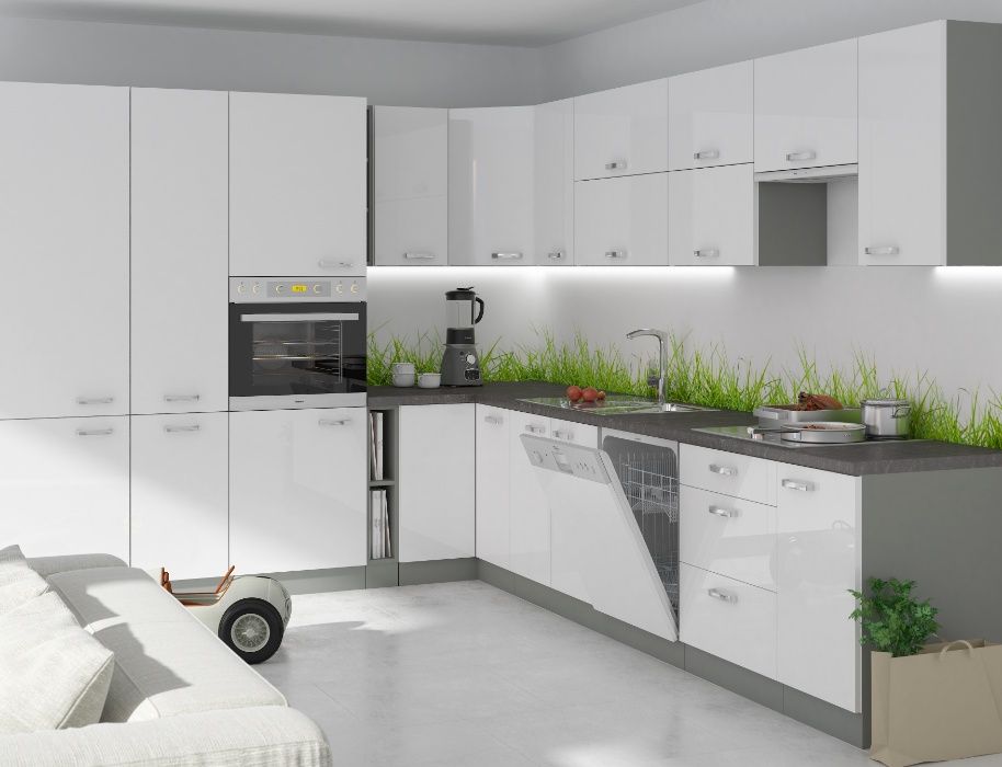 HIT!Meble kuchenne Kuchnia na dowolny metraż! Połysk!Super cena!