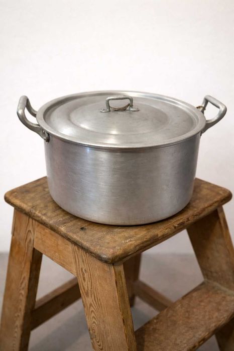 Tacho Grande de Alumínio 32 cm com Tampa – Uso Profissional