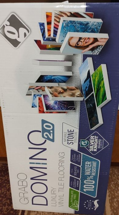 Вінілова підлога клейова Grabo Domino