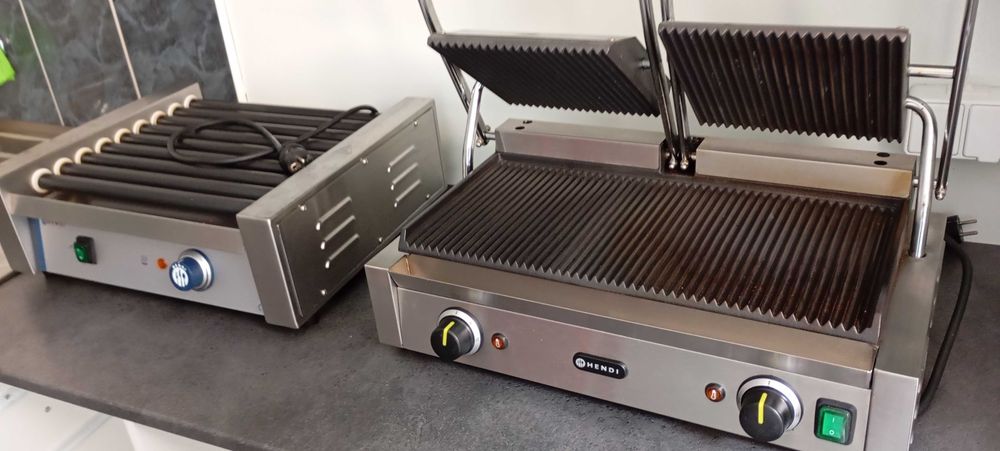 Podgrzewacz rolkowy , grill kontaktowy