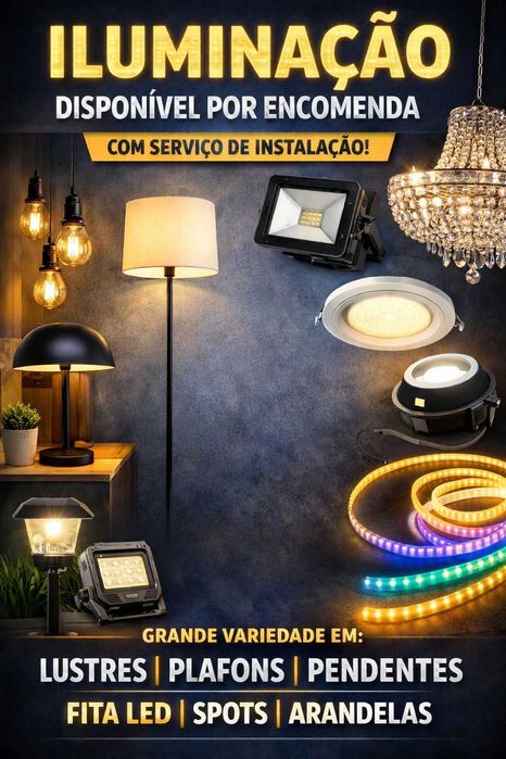 venda e instalação de iluminação
