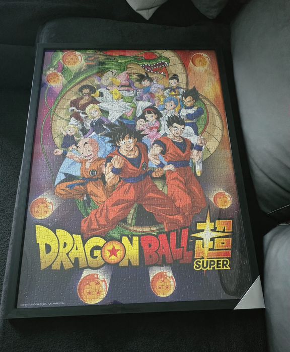 Quadro dragon ball 1000 peças.