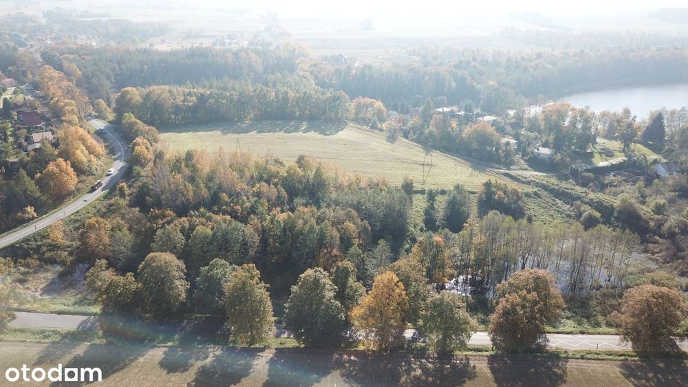 Działka budowlana 3004 m2 - blisko jeziora
