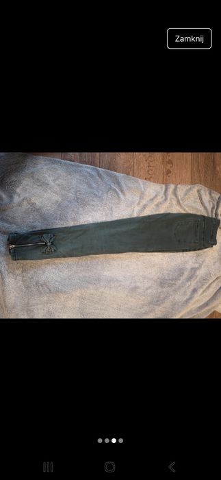 Spodnie jeansowe z kokardkami