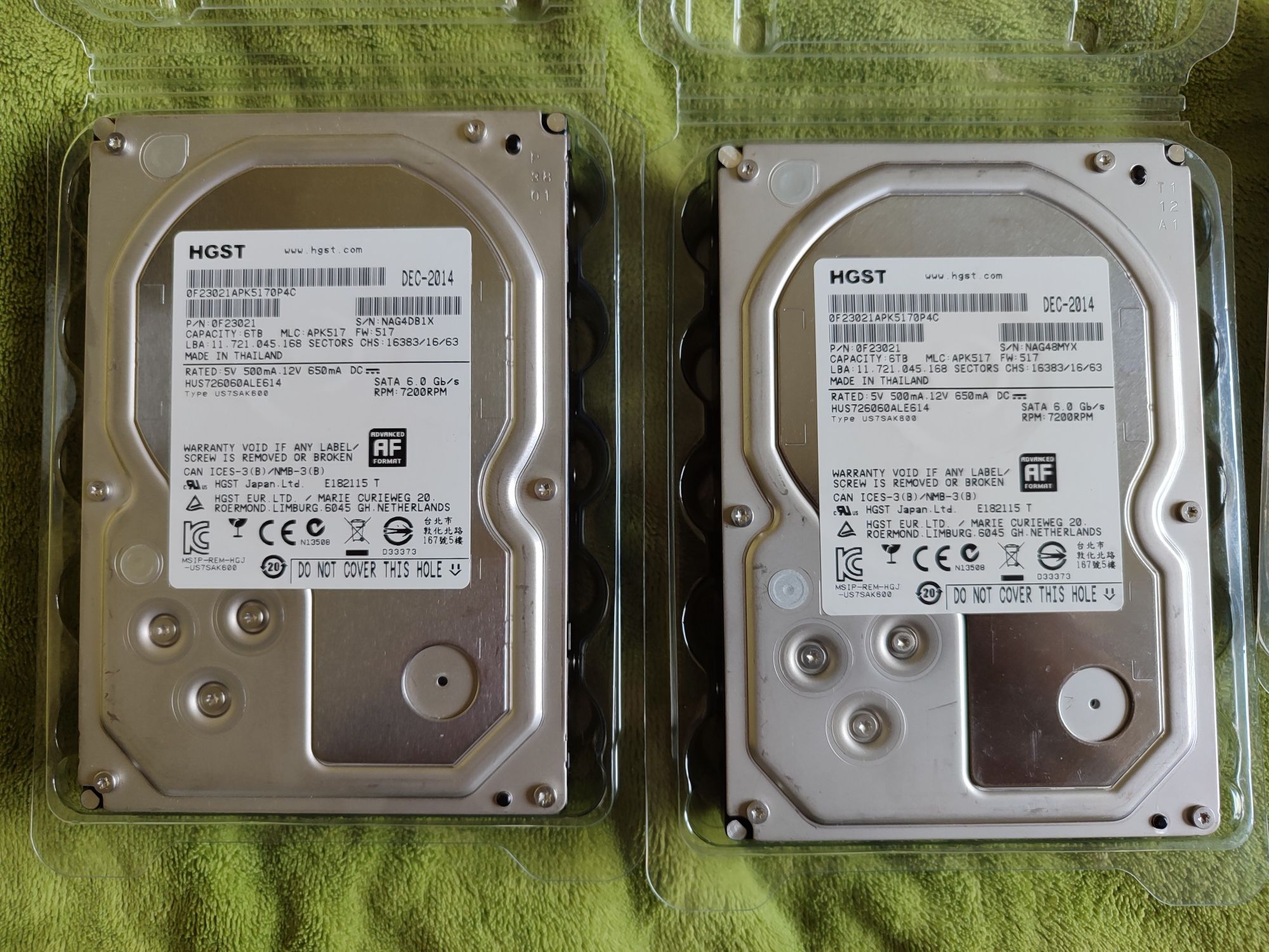 HGST HUS726060ALE614 6tb SATA HDD ХДД жорсткий диск: 2 700 грн ...