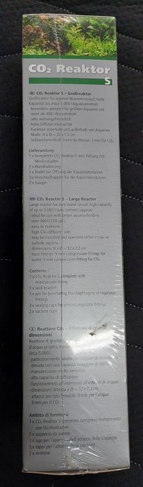 reaktor CO2 firmy Dupla, model S do akwarium